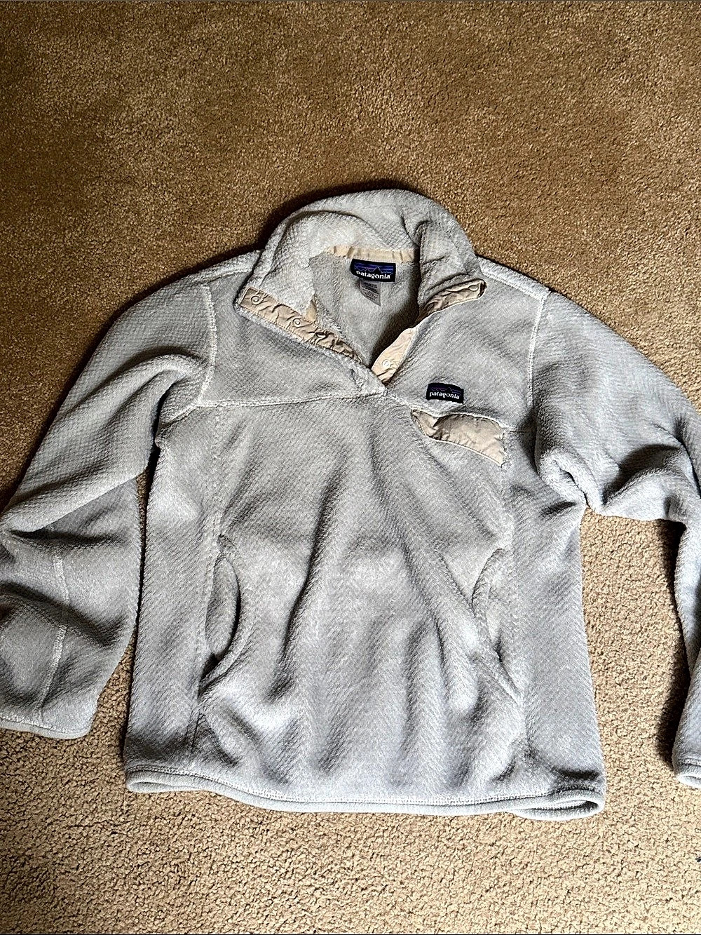 Patagonia Women'Small Re-Tool Snap-T Pullover Gray Small